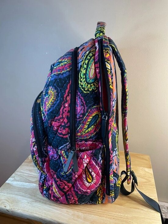 Vera Bradley Lighten Up Essential Large Backpack Twilight Paisley main image 4